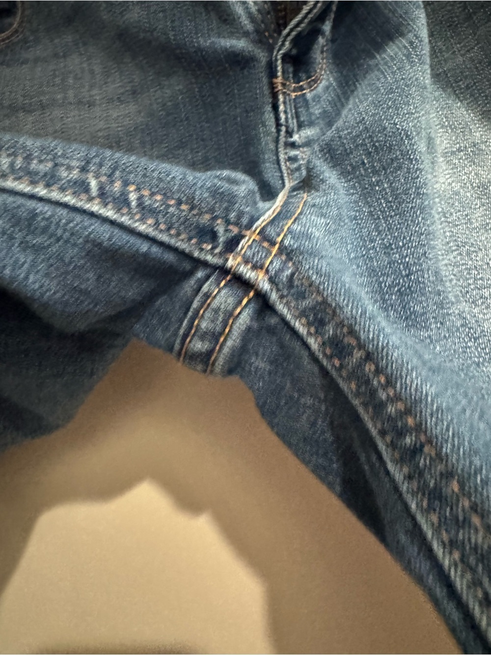 Kensie Mid Blue Rolled Hem Bermuda Denim Shorts Size 10/30 Casual Stretch - Picture 6 of 8